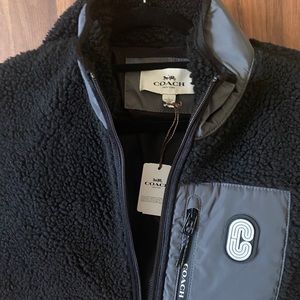 Men’s Coach Sherpa Fleece Jacket
